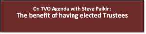 On TVO with Steve Paikin: The value of having elected Trustees